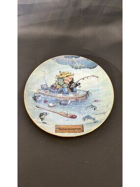 Determination Plate Gary Patterson Danbury Mint Art Of Fishing